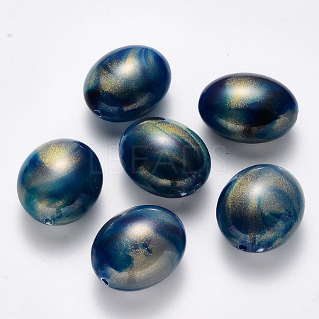 Imitation Gemstone Acrylic Beads OACR-R075-08A-1