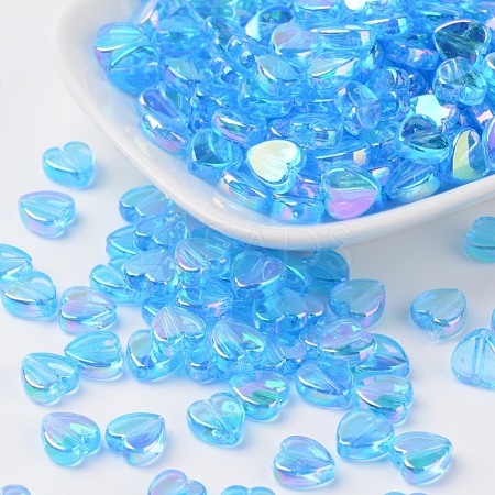 Transparent Acrylic Beads X-PL539-833-1