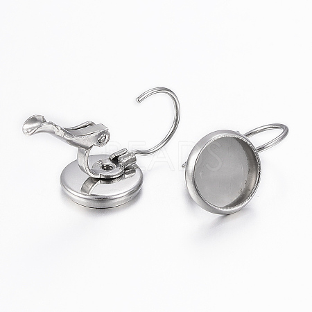 Tarnish Resistant 304 Stainless Steel Leverback Earring Findings X-STAS-H423-04P-1