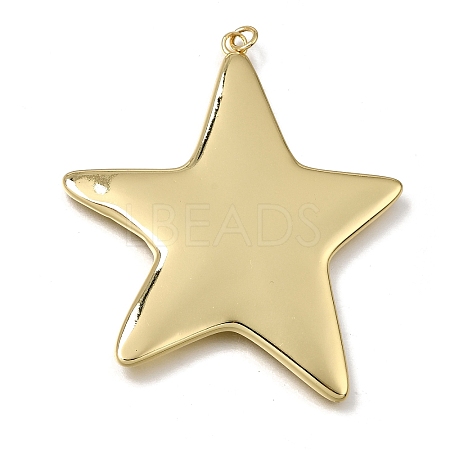 Brass Big Pendants KK-C262-42G-1