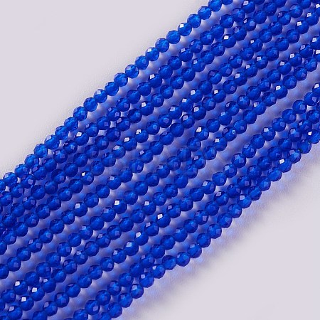 Glass Beads Strands EGLA-E057-02B-06-1