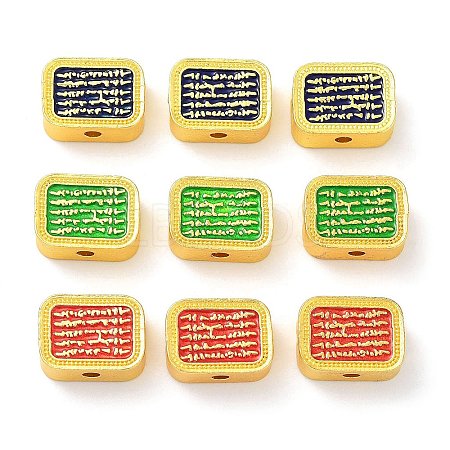 Alloy Enamel Beads ENAM-B001-02-1