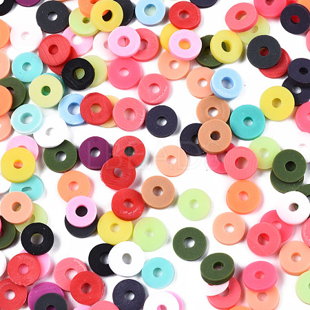 Handmade Polymer Clay Beads X-CLAY-Q251-6.0mm-M1-1
