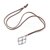 3Pcs 3 Style Brass Bar Connected Pouch Empty Stone Holder for Pendant Necklace Making NJEW-JN04587-7