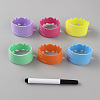 Silicone Nonslip Heat Resistant Reusable Cup Sleeve for Baby Bottle DIY-WH0430-071-1