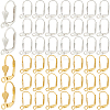 SOFPLATE 200Pcs 2 Colors Brass Leverback Earring Findings KK-SP0001-03-1