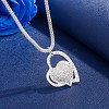 Heart Pendant Necklaces NJEW-BB62275-A-3