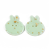2-Hole Bunny Cellulose Acetate(Resin) Buttons X-BUTT-S023-09A-2