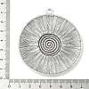 Tibetan Style Alloy Big Pendants TIBEP-F077-01C-3