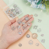 ARRICRAFT 40Pcs 10 Styles Alloy Rhinestone Pendants ALRI-AR0001-09-3