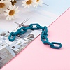 Handmade Rubberized Style Acrylic Cable Chains AJEW-JB00868-03-3