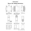 BENECREAT Kraft Paper Folding Box CON-BC0004-34-8