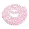 Transparent Crackle Baking Paint Glass Beads Strands X2-DGLA-T003-01A-14-2