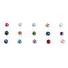 15 Colors Glass Pearl Beads HY-X0010-6mm-01-2