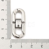 304 Stainless Steel Fold Over Clasps STAS-D026-01B-P-3