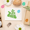 2 Styles Easter Egg & Rabbit Cutting Dies Stencils DIY-CP0012-03-4