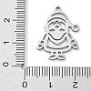 Christmas Theme Anti-Tarnish 304 Stainless Steel Pendants LS-STAS-R003-04P-02-3