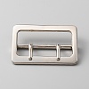Rectangle Shape Alloy Buckle Clasps FIND-WH0126-136P-1