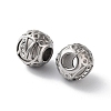 304 Stainless Steel Rhinestone European Beads STAS-A092-10M-P-2