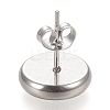 Non-Tarnish 304 Stainless Steel Stud Earring Settings LS-X-STAS-K202-05D-P-3