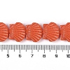 Synthetic Coral Dyed Carved Beads Strands CORA-K009-05B-02-4
