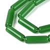 Imitation Jade Glass Beads Strands X-GLAA-N070-01A-B05-3
