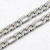Figaro Chain Necklace for Men NJEW-F027-03-7mm-2