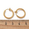 Ion Plating(IP) 304 Stainless Steel Clip-on Earrings X-EJEW-M218-03B-G-4