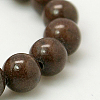 Natural Mashan Jade Round Beads Strands G-D263-4mm-XS14-1
