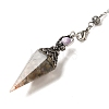 Resin Bullet Dowsing Pendulum Big Pendants G-H058-01AS-12-2