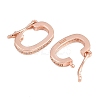 925 Sterling Silver Twister Clasps STER-E056-026RG-A-1