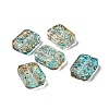 Transparent Spray Painted Glass Beads GLAA-I050-08I-1