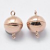 925 Sterling Silver Magnetic Clasps STER-F037-098-8mm-3