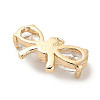 Brass Glass Charms KK-C054-21G-2