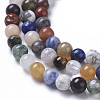 Natural Mixed Gemstone Beads Strands G-F668-08-4mm-3
