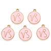 Alloy Enamel Pendants X-ENAM-S124-01A-09E-2