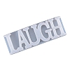 DIY Word Laugh Silicone Molds X-DIY-K017-05-5