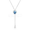 Trendy 925 Sterling Silver Pendant Necklace NJEW-BB30732-1