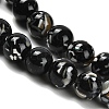 Assembled Synthetic Stone and Trochus Shell Beads Strands G-B128-08C-04-3