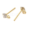925 Sterling Silver Ear Stud Findings STER-F058-01G-07-2