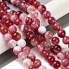 Natural Striped Agate/Banded Agate Beads Strands G-Z060-A01-B15-2