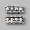 Tibetan Style Alloy Slide Charms FIND-WH0126-600B-AS-1