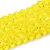 Transparent Glass Beads Strands EGLA-A039-T6mm-D21-1