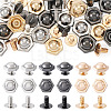 18 Sets 3 Colors Iron Screws FIND-TA0006-28C-2