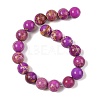 Dyed Natural Regalite/Imperial Jasper/Sea Sediment Jasper Beads Strands G-B124-C03-12-4