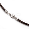 Braided Leather Cords NCOR-D002-533mm-14-3