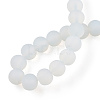 Imitation Jade Glass Beads Strands GLAA-T032-J8mm-MD02-4