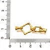 925 Sterling Silver Micro Pave Clear Cubic Zirconia Fold Over Clasps STER-B006-05G-3
