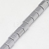 Electroplate Non-magnetic Synthetic Hematite Beads Strands G-J166-3x3mm-06-3