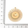 304 Stainless Steel Pendants STAS-C121-28G-3
